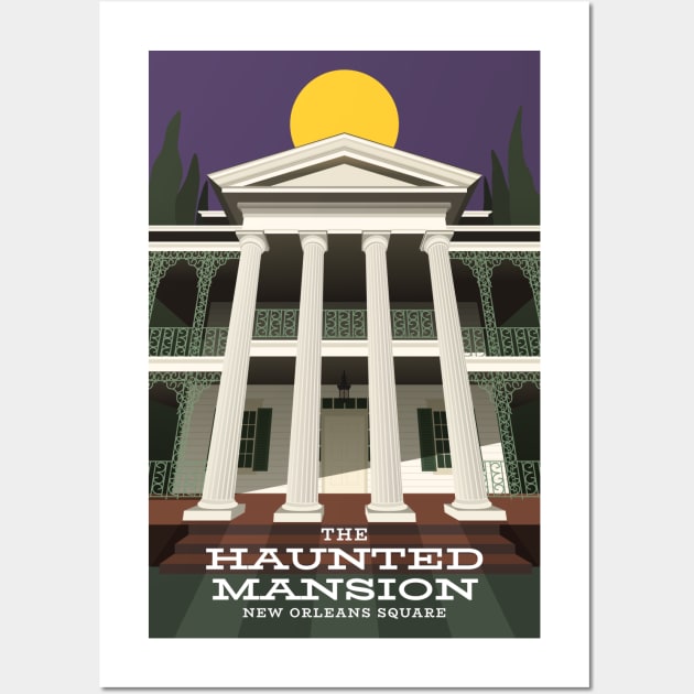 Haunted Mansion Wall Art by parkhopperapparel